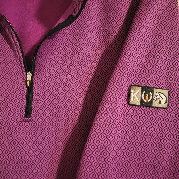 Kerrits 3/4 zip long sleeve shirt - Picture 2 of 2